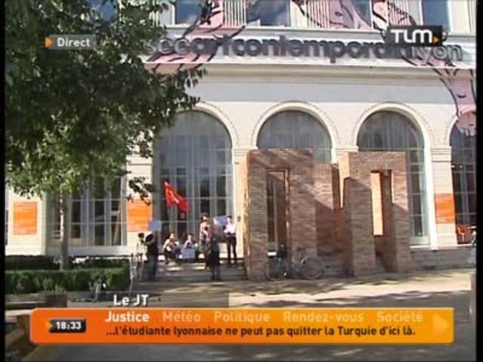 Grève au musée d'art contemporain (Lyon)