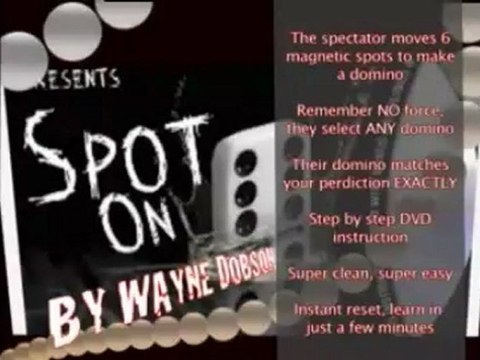 Spot On (Props and DVD) by Wayne Dobson and JB Magic (DVD) - Magic Trick