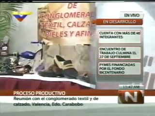 (Vídeo) Reunión con el conglomerado textil y de calzado en Valencia