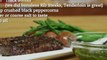 Black Pepper crusted Steak Recipe