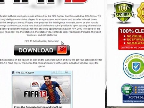 FIFA 2013 CD KEY 100% WORKING