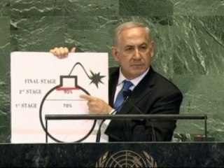Netanyahu draws "red line" on Iranian nuclear program