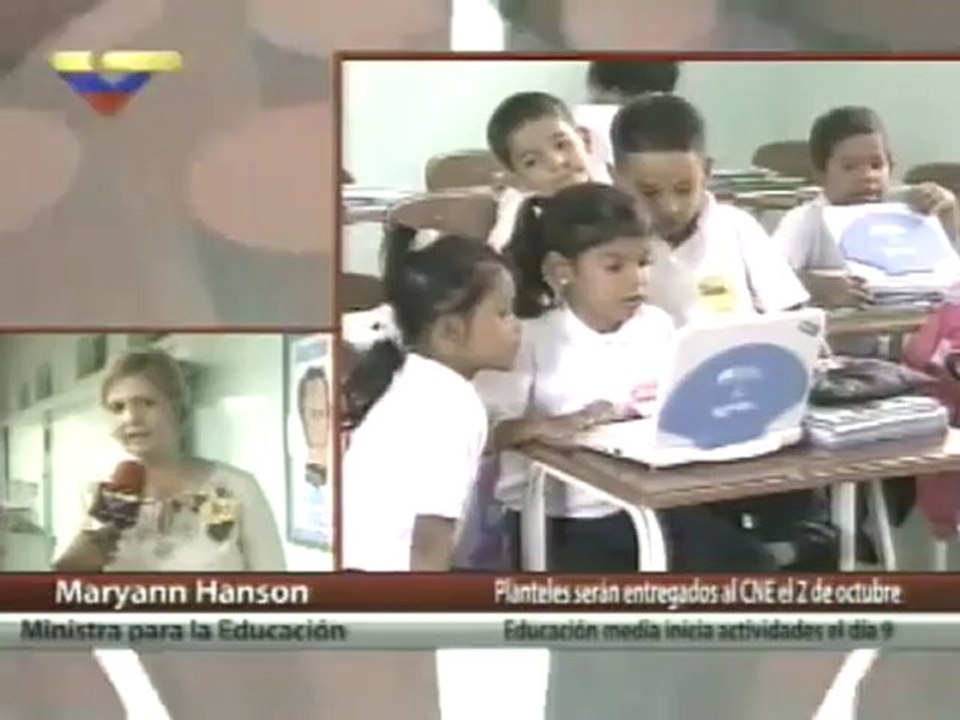 (Vídeo) Min. Maryann Hanson  El 9 de octubre inicia el año escolar en educación media