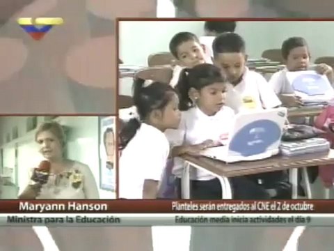 (Vídeo) Min. Maryann Hanson El 9 de octubre inicia el año escolar en educación media