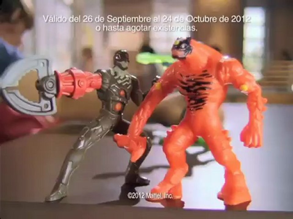 Cajita Feliz McDonald's: Max Steel y muñecas LIV