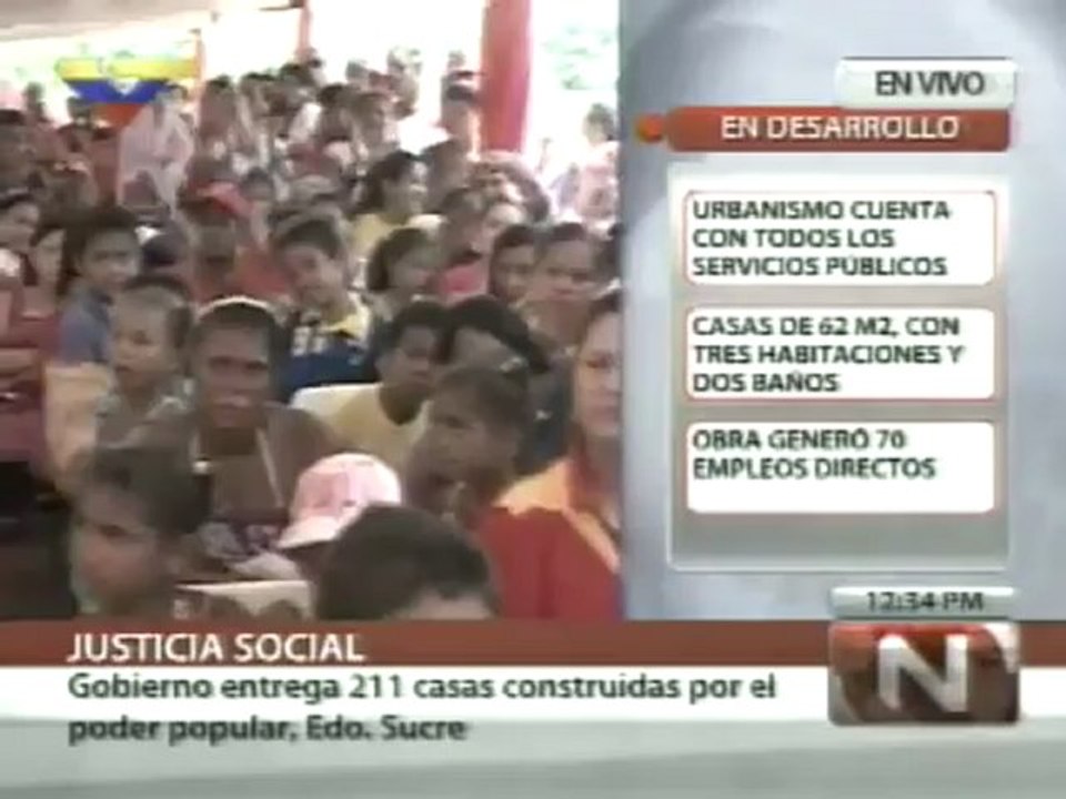 (Vídeo) Gobierno Bolivariano entregó 211 viviendas en el estado Sucre
