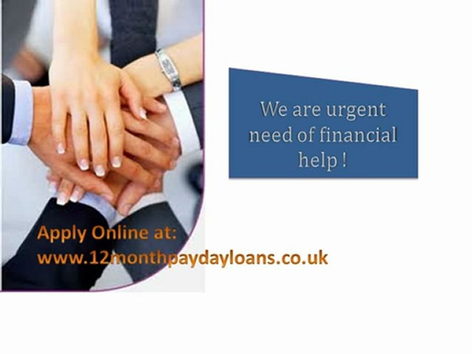 12 Month Payday Loans