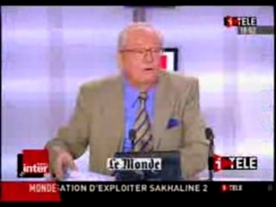 JMLP sur Itélé - Inter (18.09.2006)