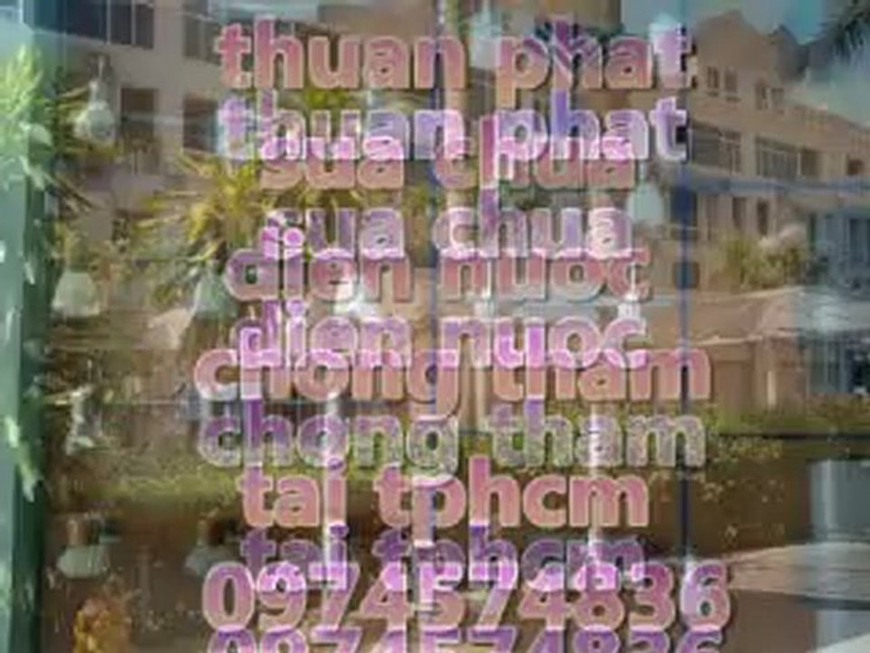 chuyen sua dien nuoc tai tphcm 0969505148