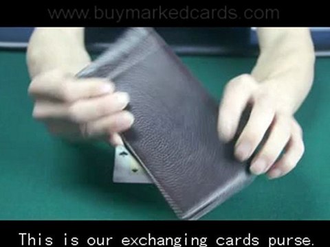 POKER-MARQUES-CARTES-A-JOUER Exchanging-Purse Poker-Card-Trick