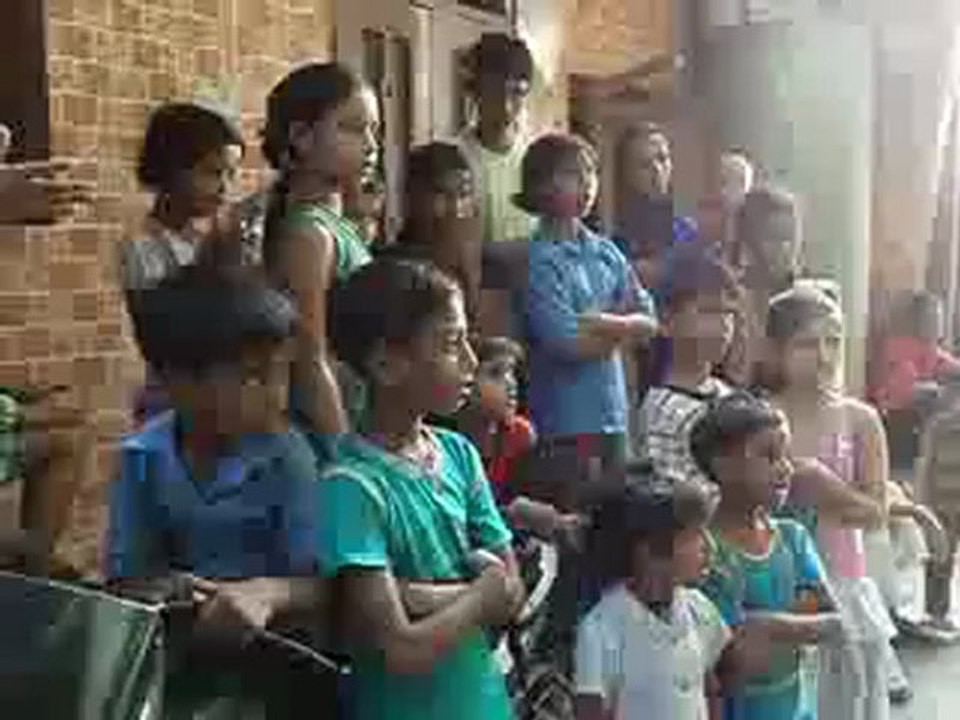 Gospel open air preaching by daughter Glory Daniels