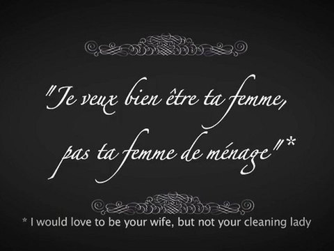 Pack Mariage O2 : Je veux bien être ta femme, pas ta femme de ménage