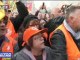 Arnaud Montebourg à Florange : le bras de fer commence