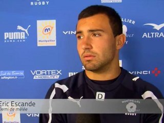 Interviews avant Montpellier Hérault Rugby - Castres : 29/09/2012