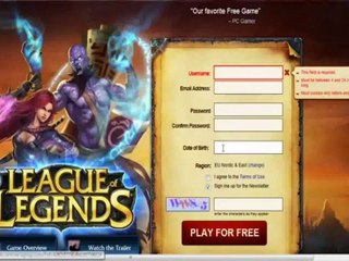 League of Legends Hack - FREE Download - October 2012 Update