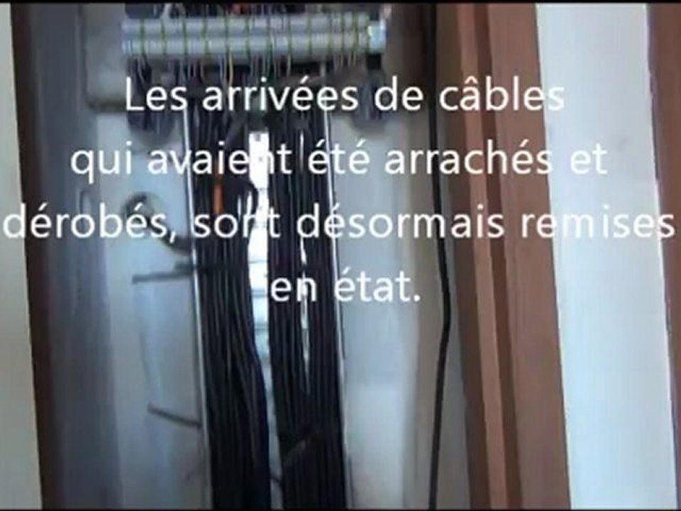 Les travaux de l'hôtellerie Saint-Martin, à la fin du mois d'août 2012