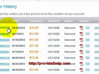 How to download product at ProvideSmtp com when your order completed
