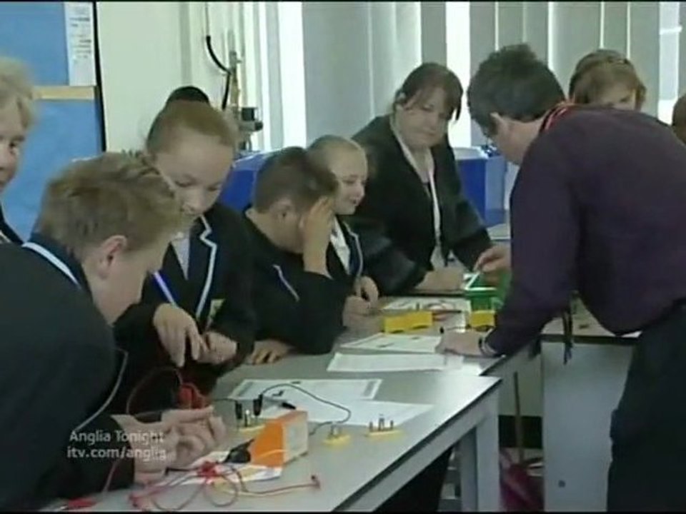Anglia News Clacton Academy School & Hauxton Village Clean Up site