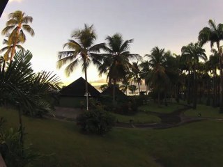 Lever de soleil au Bakoua, Martinique - sept 2012