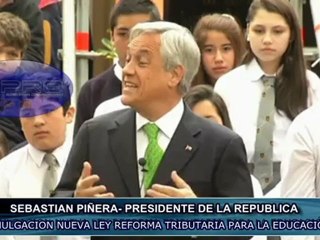 PROMULGACIÓN LEY DE LA REFORMA QUE BENEFICIA LA EDUCACIÓN EN CHILE