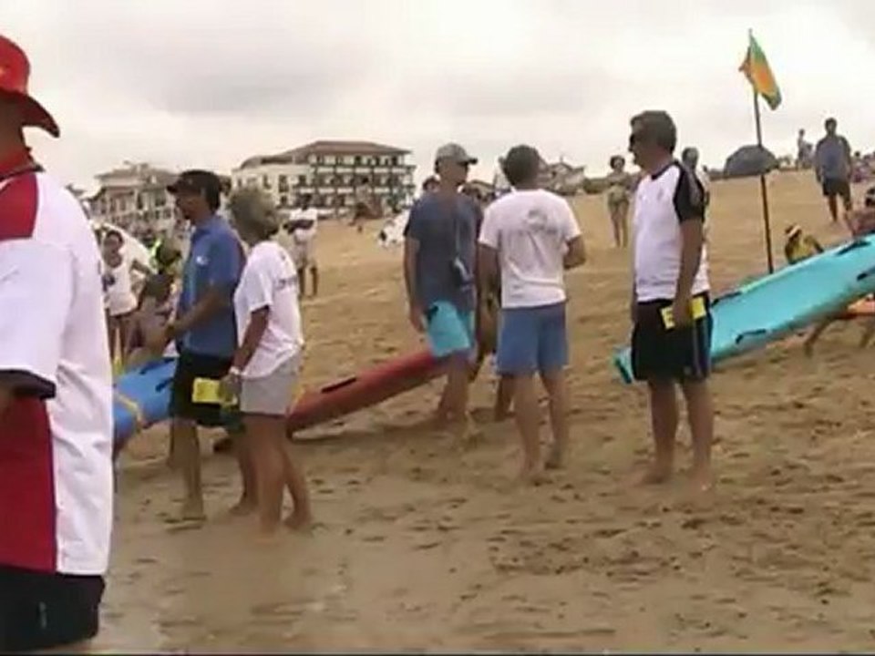HOSSEGOR été 2012 - SAUVETAGE COTIER - OPEN INTERNATIONAL - 18 Aout 2012