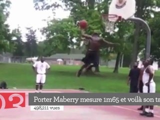 Top 5 : Porter Maberry, le plus petit dunker pro du monde
