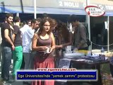 Ege Üniversitesi’nde “yemek zammı” protestosu