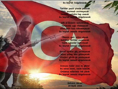 Herşey Vatan için Şehitler Ölmez Vatan Bölünmez Vatan Sana Canım feda
