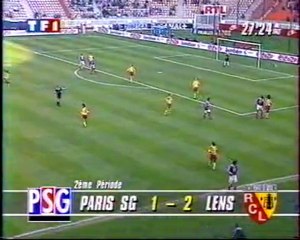 Paris SG - RC Lens, 1/4 Coupe de France, saison 1993/1994 (2ème mi-temps)