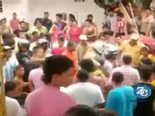 Paliza a ladrones de motos en la Ciudadela 20 de Julio