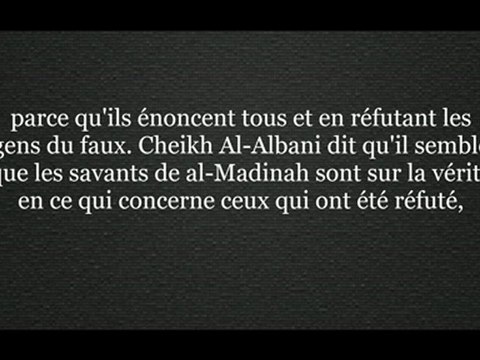 principes que tout salafis se doivent de connaître - cheikh Ahmad Bazmoul