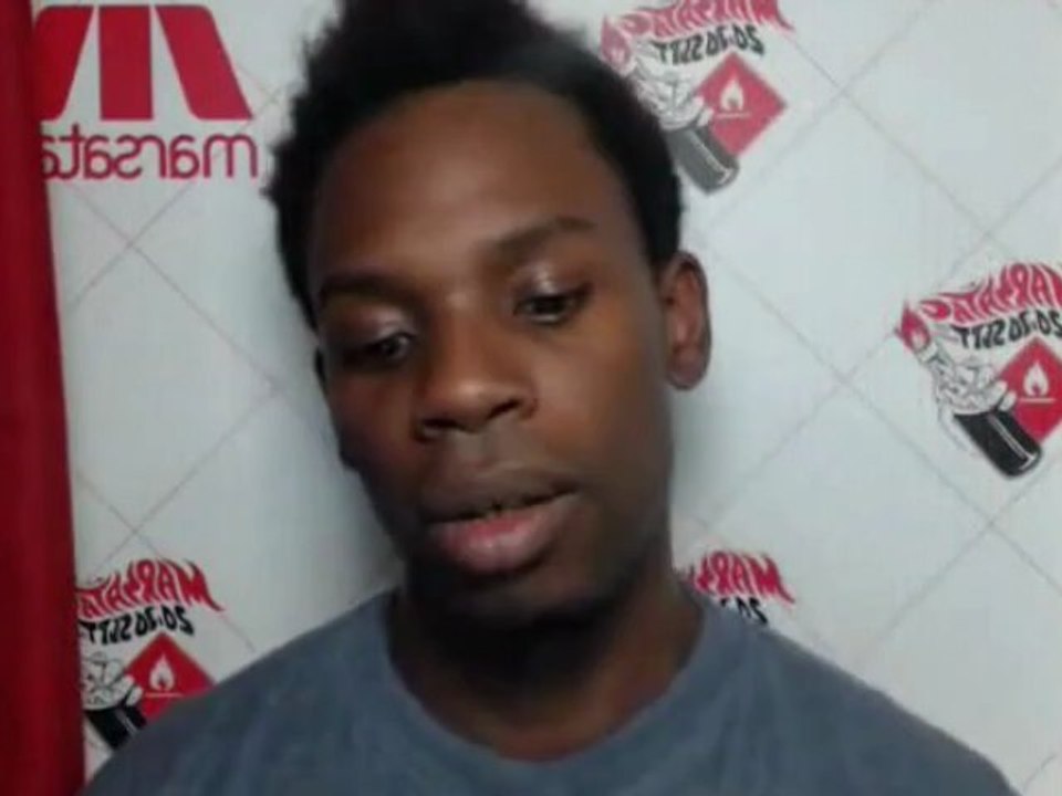 Murkage dans le vidéomaton de Marsatac - 28/09/12 Dock des Suds (Marseille)