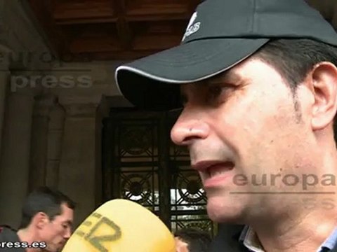 Manifestación de policías y bomberos en Valencia