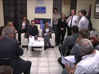 Rencontre de Najat Belkacem avec les élus (Montpellier)
