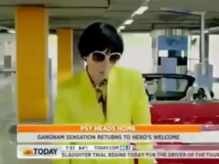 NBC TODAY SHOW_PSY(サイ)カンナムスタイル韓国取材12.09.27