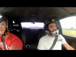 Crash, sorties de piste, drift ladoux 2012