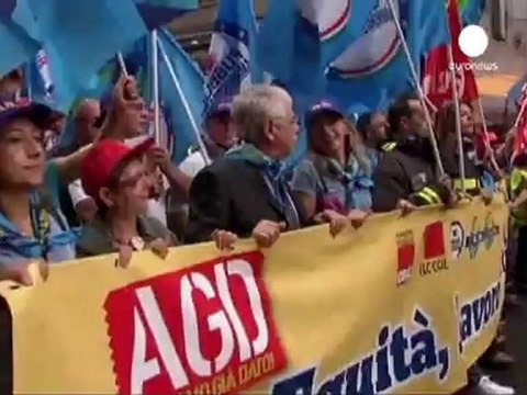 A Rome, 30 000 fonctionnaires contre l'austérité