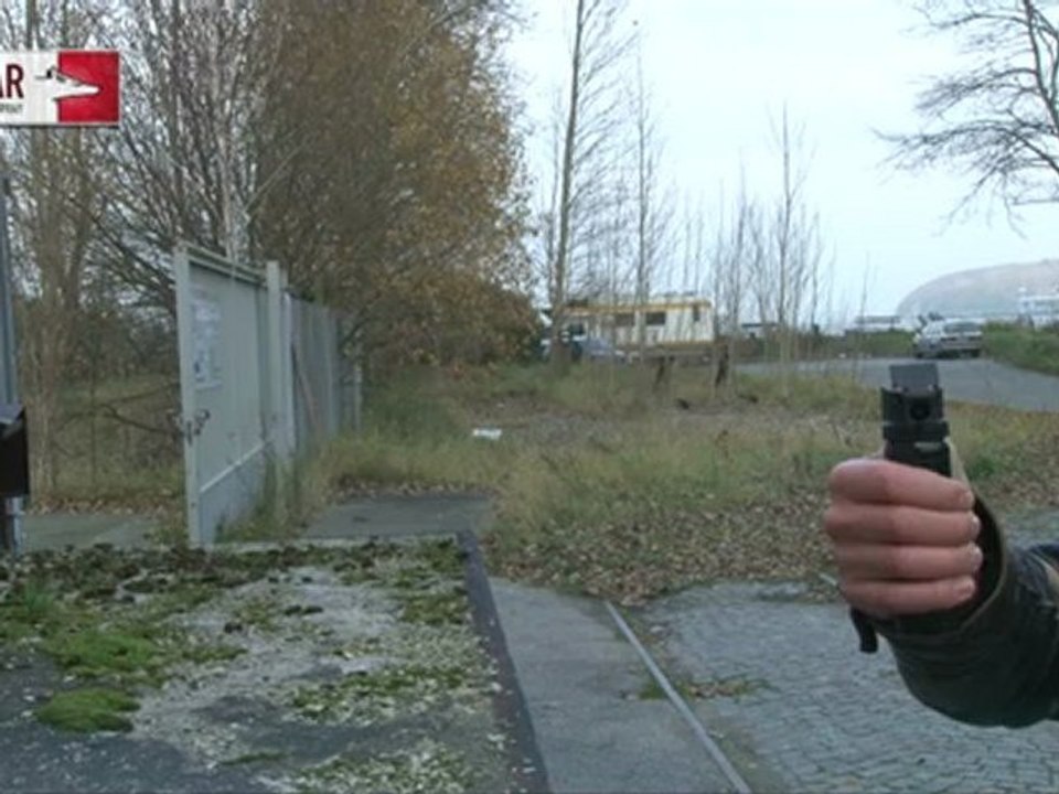 Fox Mean Green Cone Pepper Spray Demo / Test