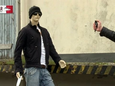 Fox 5.3 Keychain Pepper Spray Demo / Test