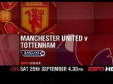 Watch Man Utd Vs. Tottenham Live Streaming Online 29th September 2012