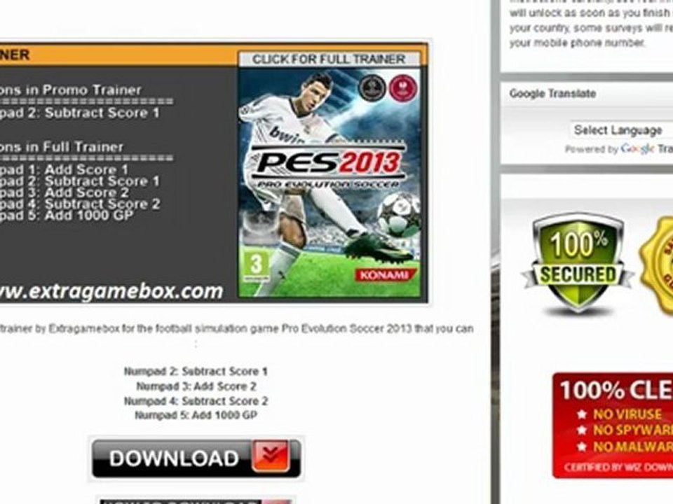 PES 2013 CHEAT