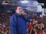 28-09-12 chavez cierre maturin Caracas, Viernes 28 de septiembre de 2012, El Presidente de la República y candidato a la reelección, Hugo Chávez Frías, ofreció un mitin de cierre de campaña en Maturín, la capital del estado Monagas.