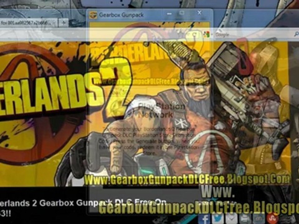 Borderlands 2 Gearbox Gunpack DLC - Xbox 360 - PS3