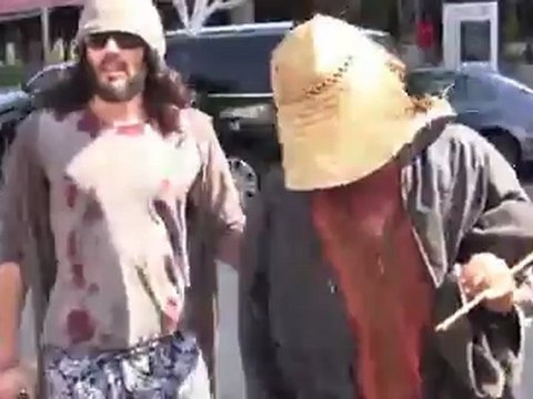 Russell Brands Homeless Breakfast