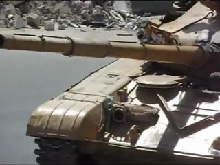 Syrian T-72 Tank in Aleppo