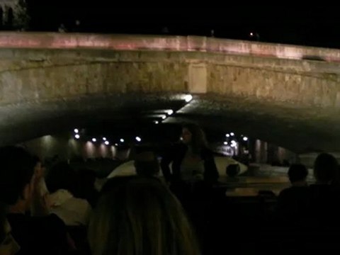 Paris - bateau-mouche la nuit (3/3)