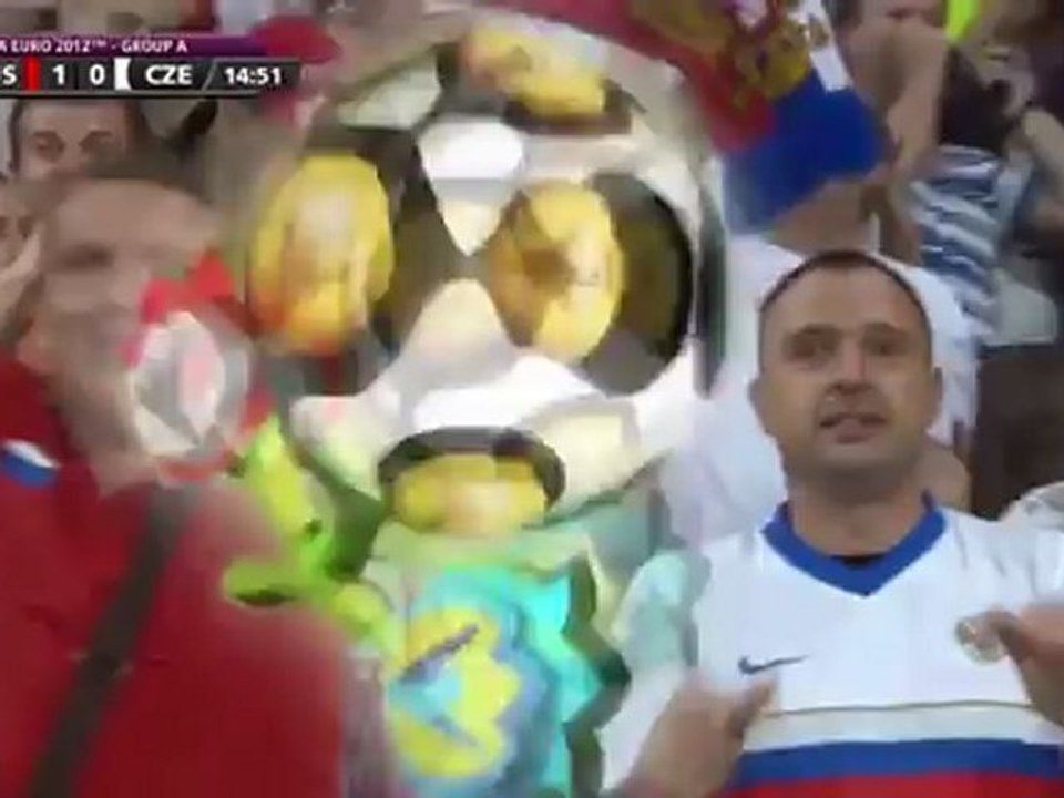Euro 2012 - Russia 1 - 0 Repubblica Ceca -