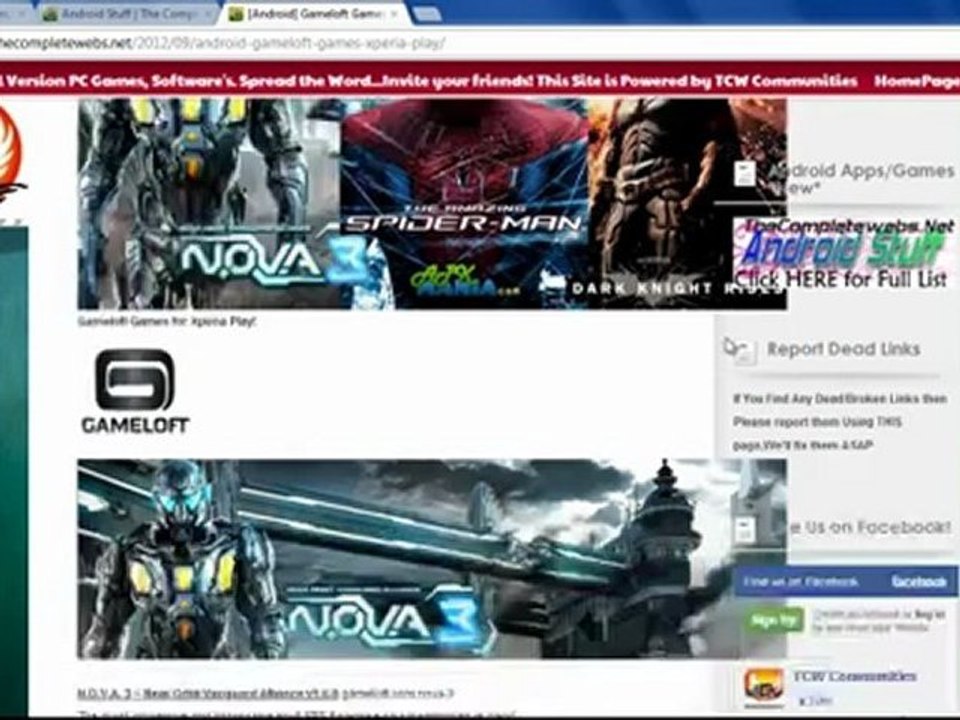 Gameloft Games for Xperia Play Android Download Full Version Apk Free!