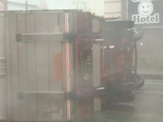 Typhoon hits southern Japan