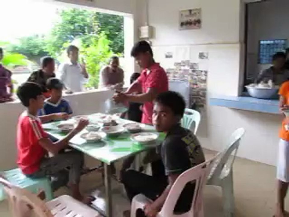 arrivée des enfants à la maison d'accueil (5)